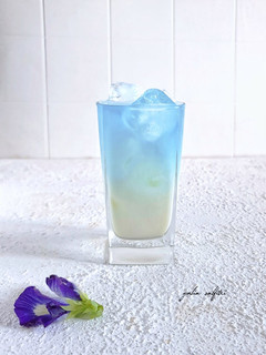Foto resep Es Telang Susu