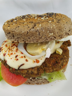 Una foto de Hamburguesas de Garbanzos