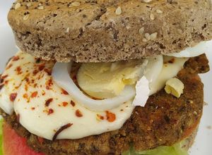 Una foto de Hamburguesas de Garbanzos