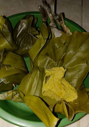 Foto resep Pepes udang telur mpasi