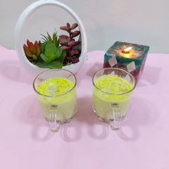 A picture of Kesar almonds milk.