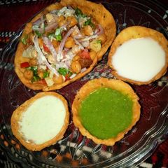Katori Chana Chaat 🍲🥗😋👌 A picture of Katori Chana Chaat 🍲🥗😋👌.