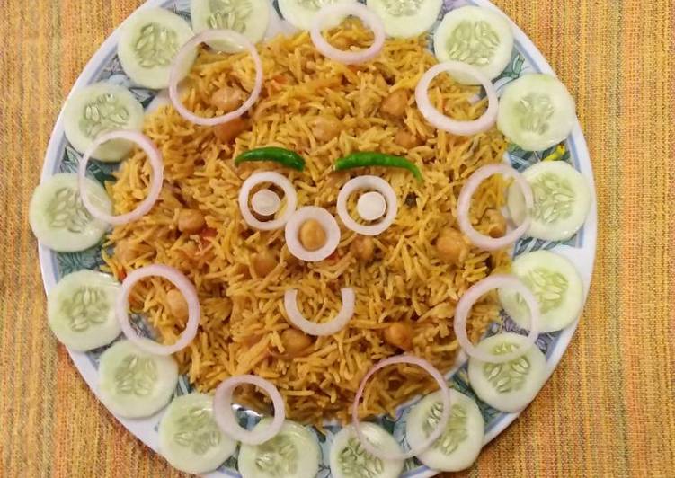 Easiest Way to Make Favorite Chickpeas Pulao