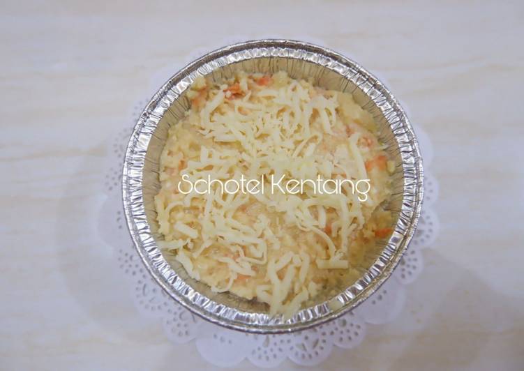 Resep masakan Schotel Kentang (MPASI 6+) | Bahan Membuat Schotel Kentang (MPASI 6+) Yang Mudah Dan Praktis
