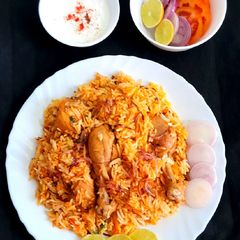 Hydrabadi Chicken Biryani A picture of Hydrabadi Chicken Biryani.