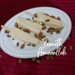 A picture of Bread Banana Malai Kulfi.