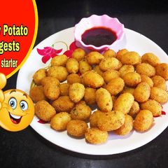 A picture of Cheesy Potato Nuggests.