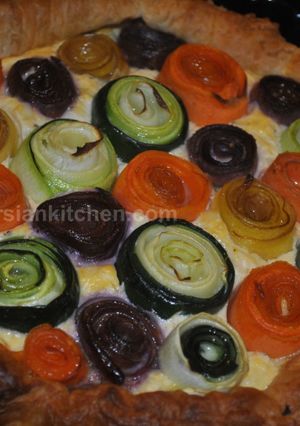A picture of Roses Carrot- Zucchini Tart.
