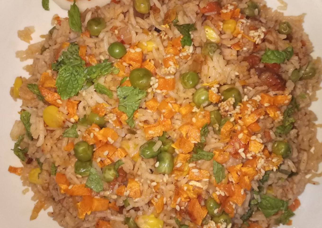 Schezwan rice