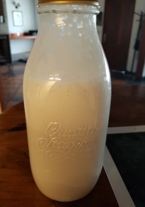 Una foto de Leche de Almendras