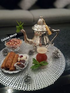 صورة لوصفة الشاي الصحراوي الجزائري 🇩🇿🍵🌴
