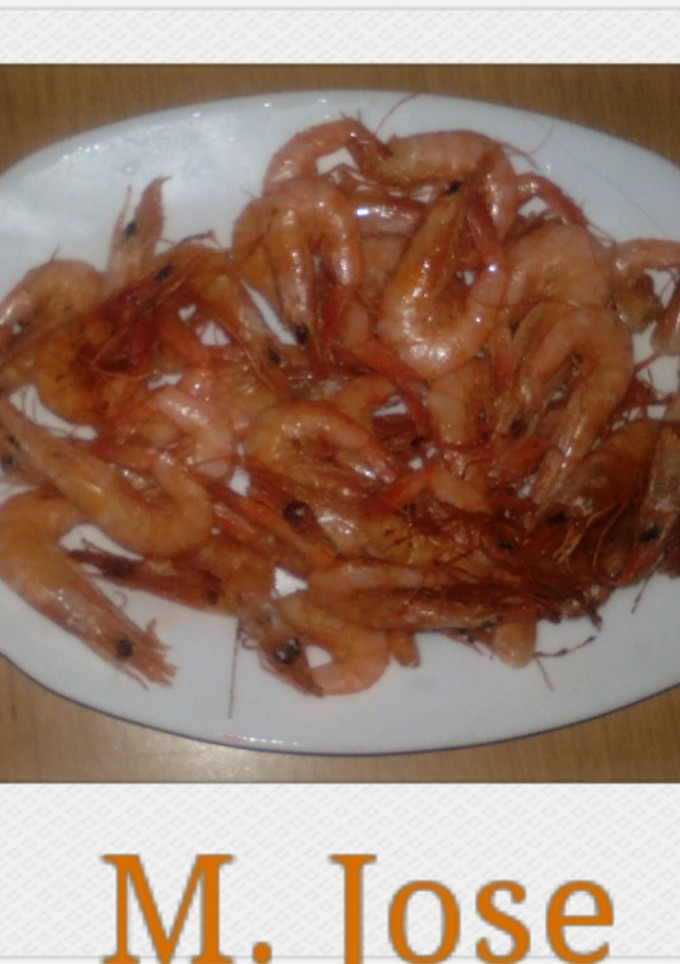 Una foto de Gambas arroceras