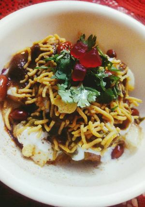 A picture of Lauki fruit chaat.