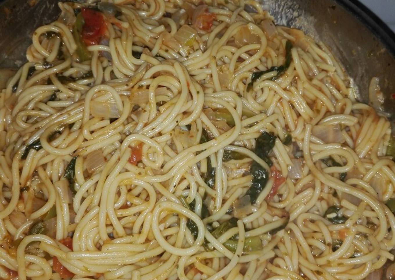 One pot pasta Spaghetti!!