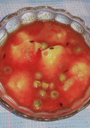 आलू टमाटर की सब्जी (Aloo Tamatar ki sabzi recipe in hindi) रेसिपी मुख्य फोटो