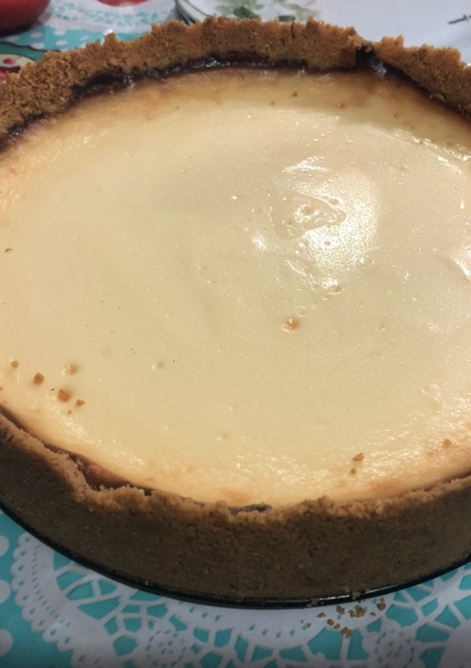 Una foto de Tarta de queso sin gluten ni lactosa