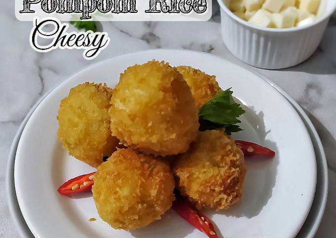 Resep Pompom rice cheesy / pompom nasi keju, Bikin Ngiler