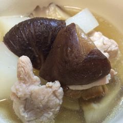 #3 Japanese Radish and W Shiitake mushroom soup A picture of #3 Japanese Radish and W Shiitake mushroom soup.