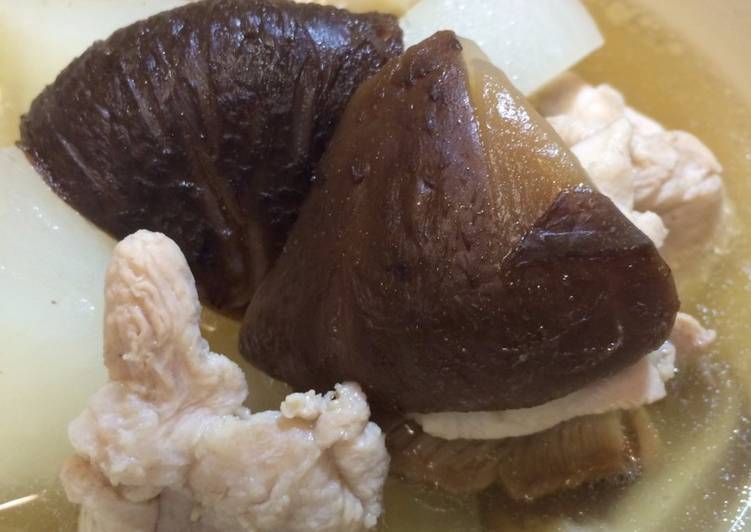 Any-night-of-the-week #3 Japanese Radish and W Shiitake mushroom soup