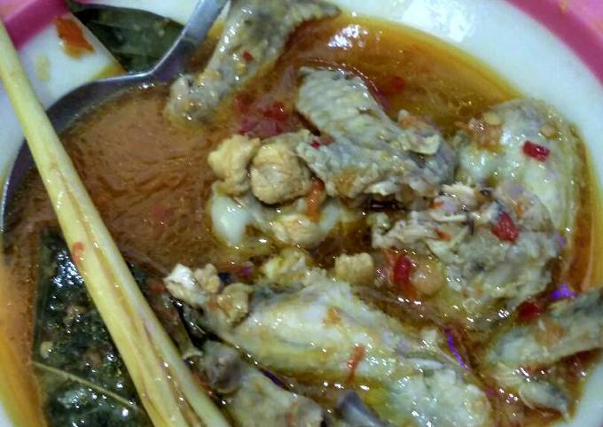 Rica sayap ayam ala kadarnya