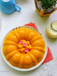 Foto resep Puding Mangga Segar