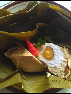 Foto resep Botok Tahu Telur Asin
