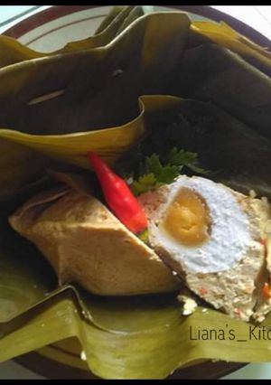 Foto resep Botok Tahu Telur Asin