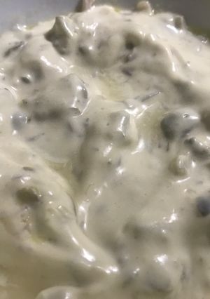 Une photo de Sauce tartare végan