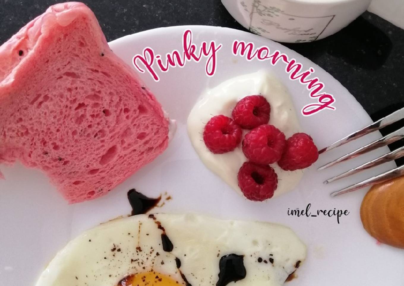 healthy breakfast healthy pink