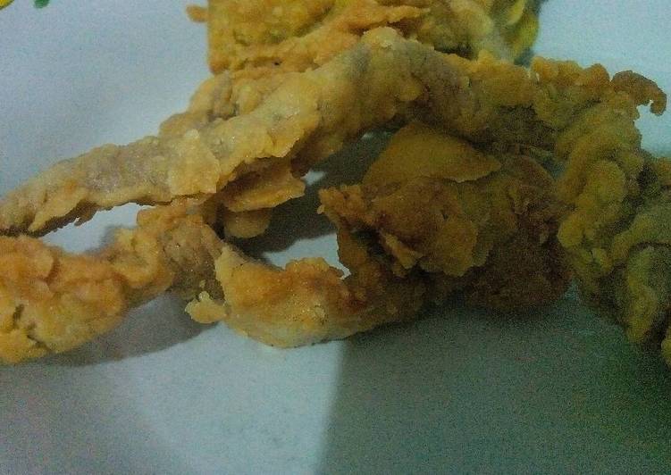 Usus goreng crispy