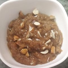 A picture of Aata ka halwa.