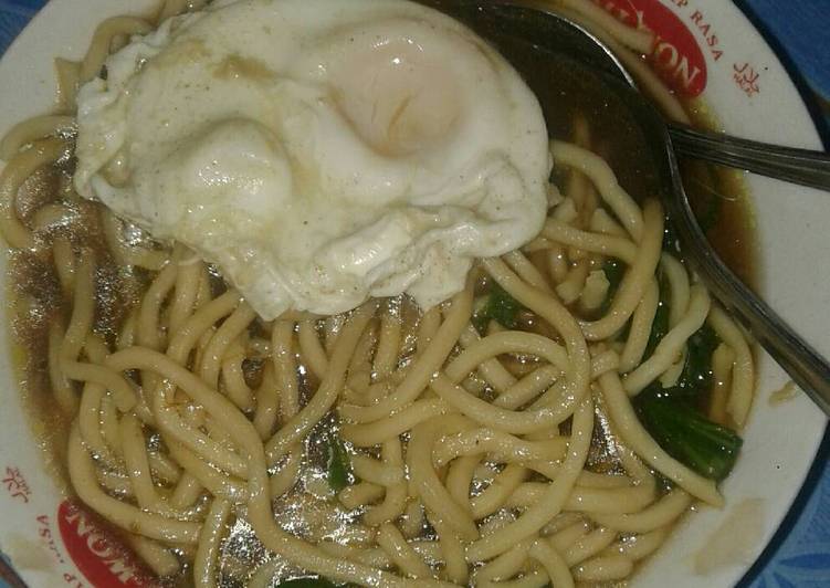 Resep Mie pangsit telor ceplok(sederhana), Sempurna