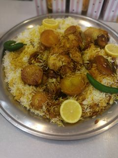 صورة لوصفة مدفونة ارز بالدجاج