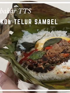 Foto resep Nasi bakar TTS (Tongkol Telur Sambel)