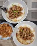 ข้าวต้มหมูซีอิ้วดำ