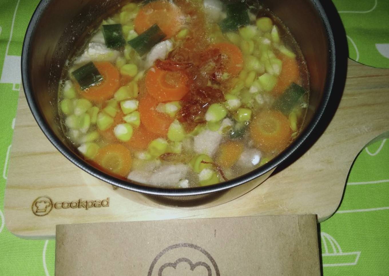 180. Sup Ayam, Jagung & Wortel by Uliz Kirei