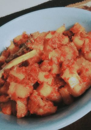 Foto resep Sambal goreng kentang simple