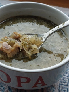 Una foto de Sopa de castañas