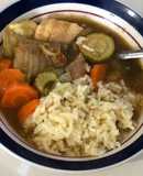 Caldo de filete de pescado!