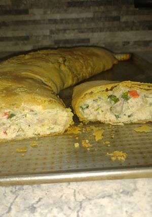 Una foto de Strudel de pollo