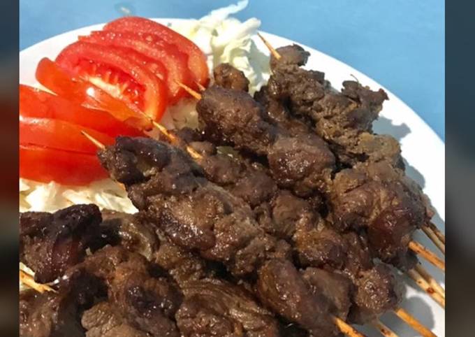 Resep 67. Sate maranggi ala rumahan Anti Gagal