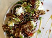 A picture of halloumi and egg