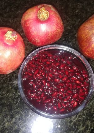 عکسی از دستور ترشک انار