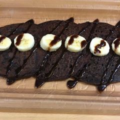 A picture of Ragi banana choco pancakes eggless.