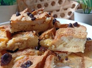 Gambar Puding Roti Mudah