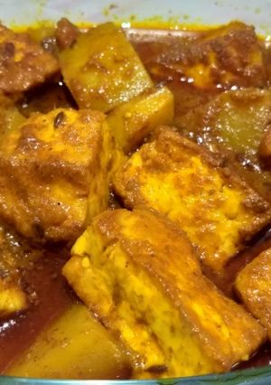নিরামিষ পনির ডালনা (niramish paneer dalna recipe in Bengali) রেসিপির প্রধান ছবি