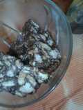 Salchichón de chocolate en pocos pasos re fácil