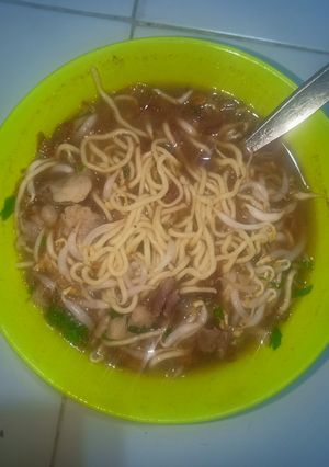 Foto resep Mie kuah ikan khas bangka