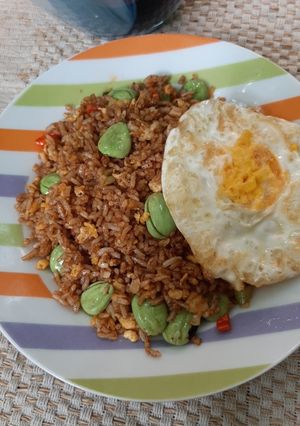 Foto resep Nasi goreng pete
