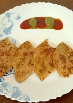 A picture of Bread Uttapam.